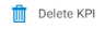 The Delete KPI button
